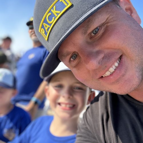 Huntington Beach Cub Scouts Pack 1 performed the Pledge of Allegiance at the 2022 Pacific Airshow in Huntington Beach img1